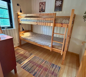 Second bedroom with bunk bed